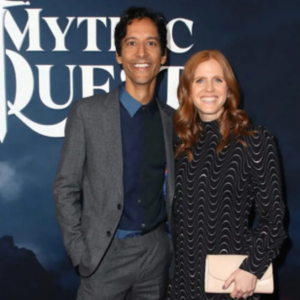 Danny Pudi with his Wife