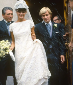 David McCallum & Katherine Carpenter On their Wedding Day